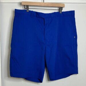 RLX Ralph Lauren Men's Golf Shorts Blue Flat Front Performance Size 40